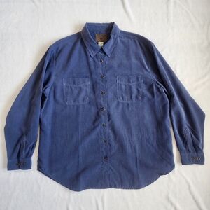 St.John's Bay Women's Long Sleeve Button-Up Shirt Size XL